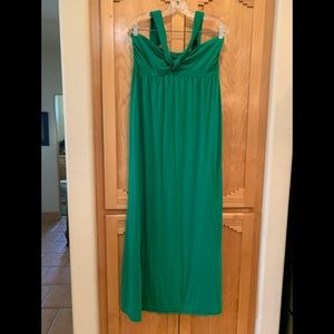 OLD NAVY  Emerald Green Knit MAXI DRESS  L
